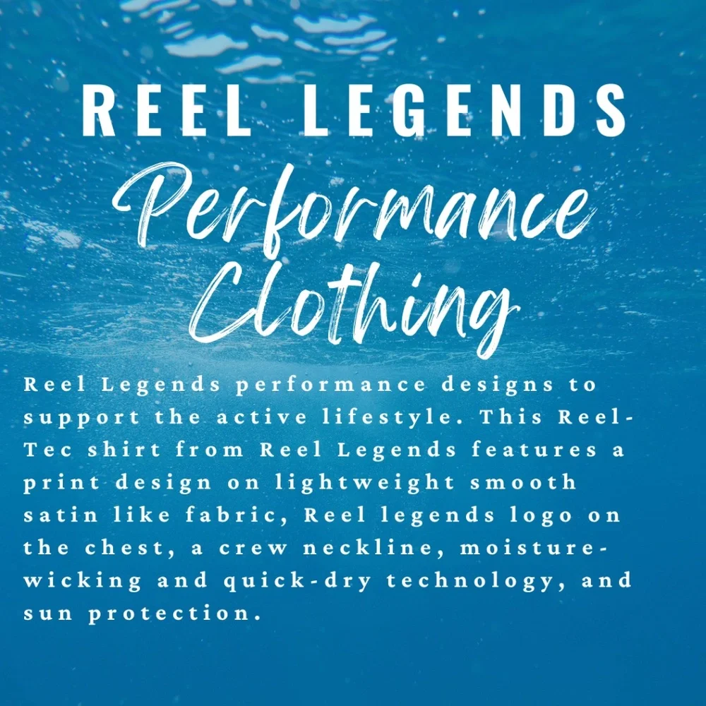 Reel Legends Reel-Tec Long Sleeve Performance Shirt Men’s XL - Picture 8 of 14